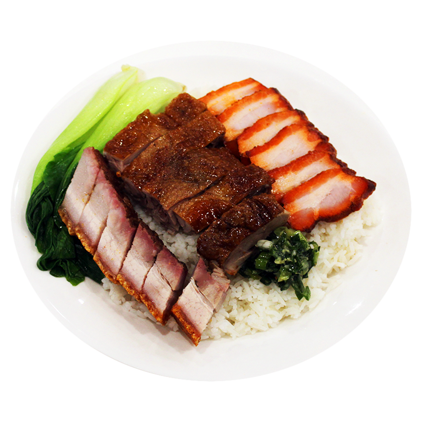 C5. Choice of 3 BBQ Meats on Rice