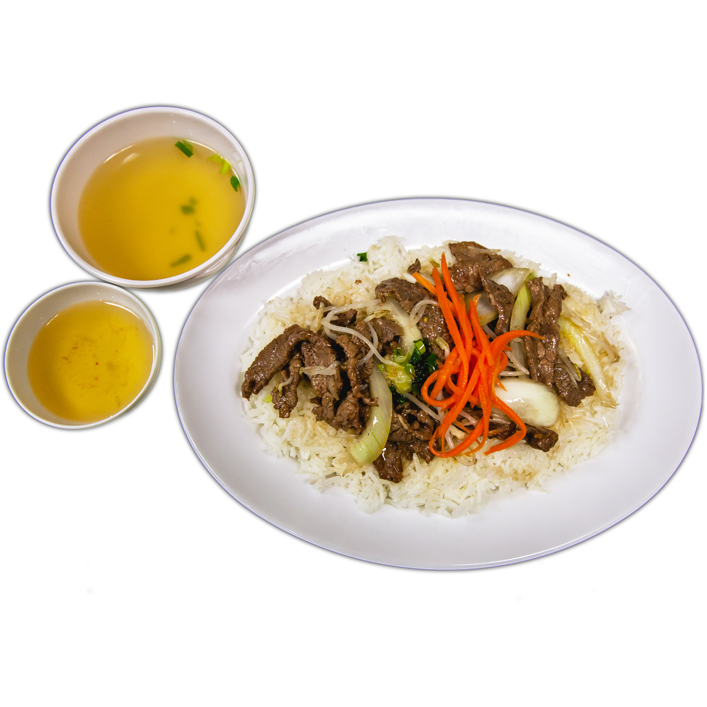 R15. Stir Fry Beef on Rice