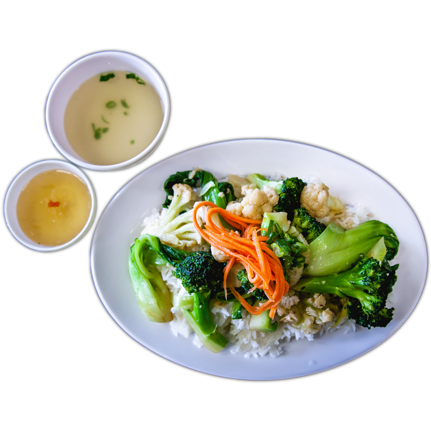 R21. Stir Fry Vegetables on Rice
