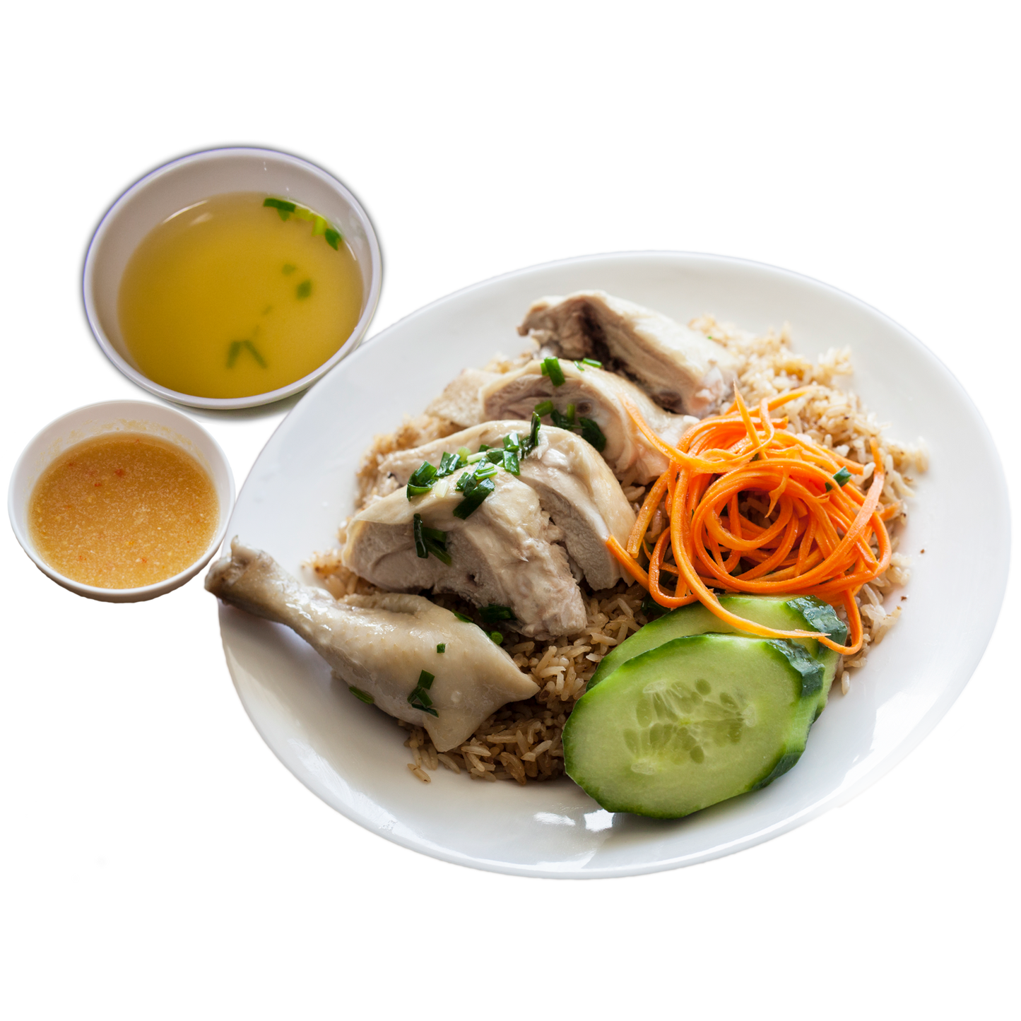R7. Hainanese Chicken on Ginger Rice
