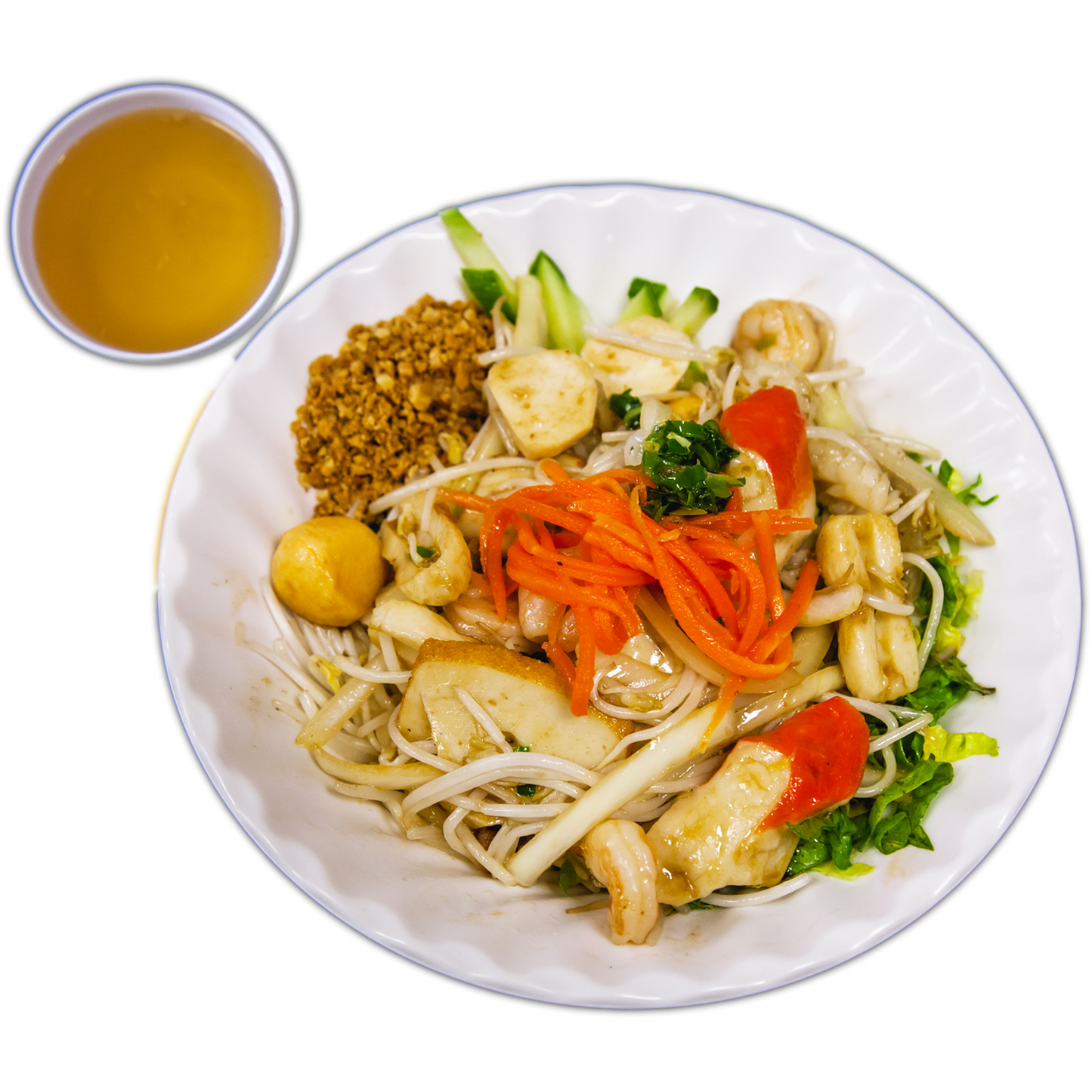 S11. Stir Fry Seafood Noodle Salad